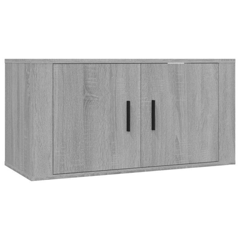 vidaXL Nástenná TV skrinka sivá sonoma 80x34,5x40 cm