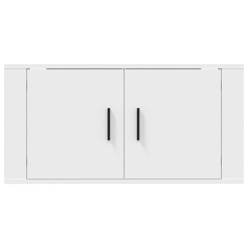 vidaXL Nástenná TV skrinka biela 80x34,5x40 cm