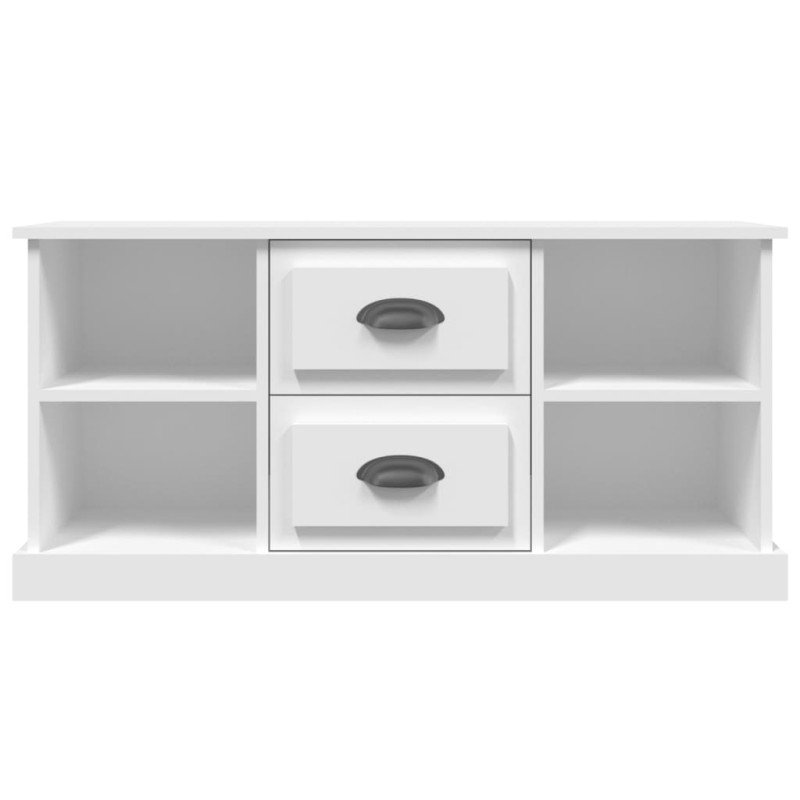 vidaXL TV skrinka biela 99,5x35,5x48 cm spracované drevo