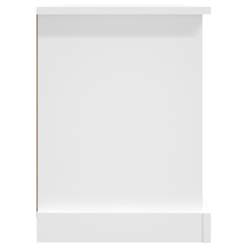 vidaXL TV skrinka biela 99,5x35,5x48 cm spracované drevo
