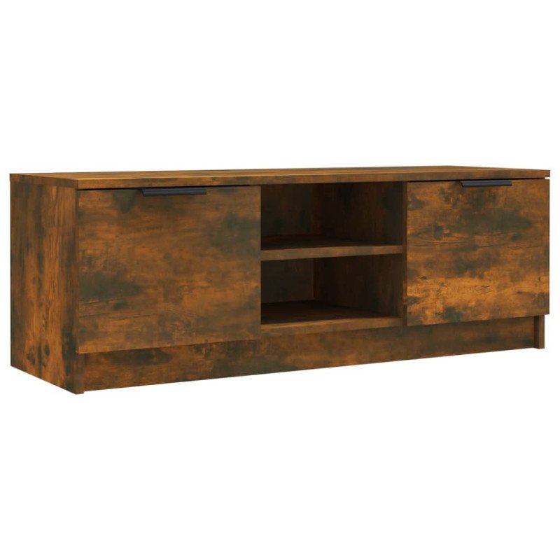 vidaXL TV skrinka, tmavý dub 102x35x36,5 cm, kompozitné drevo