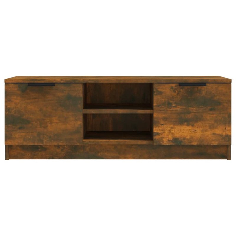 vidaXL TV skrinka, tmavý dub 102x35x36,5 cm, kompozitné drevo