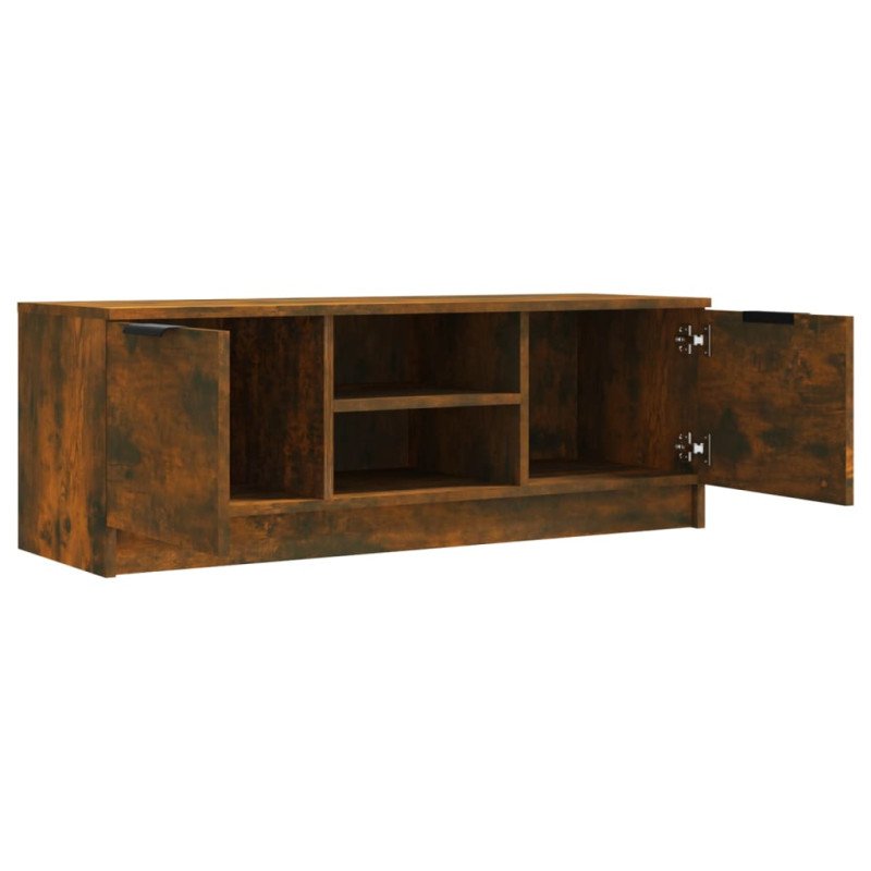 vidaXL TV skrinka, tmavý dub 102x35x36,5 cm, kompozitné drevo