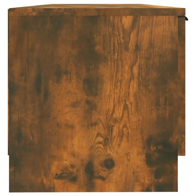 vidaXL TV skrinka, tmavý dub 102x35x36,5 cm, kompozitné drevo