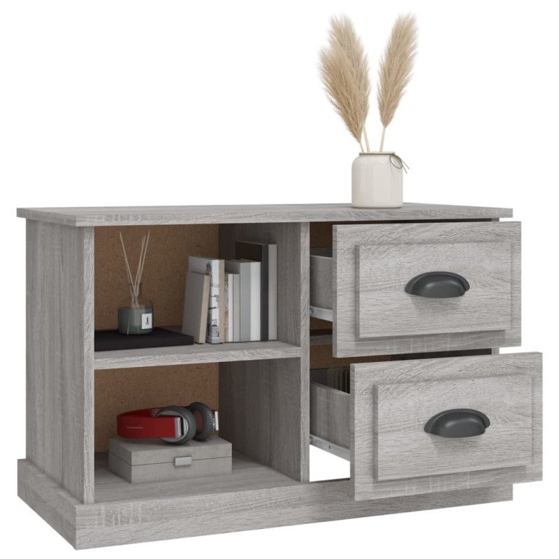 vidaXL TV skrinka sivá sonoma 73x35,5x47,5 cm spracované drevo