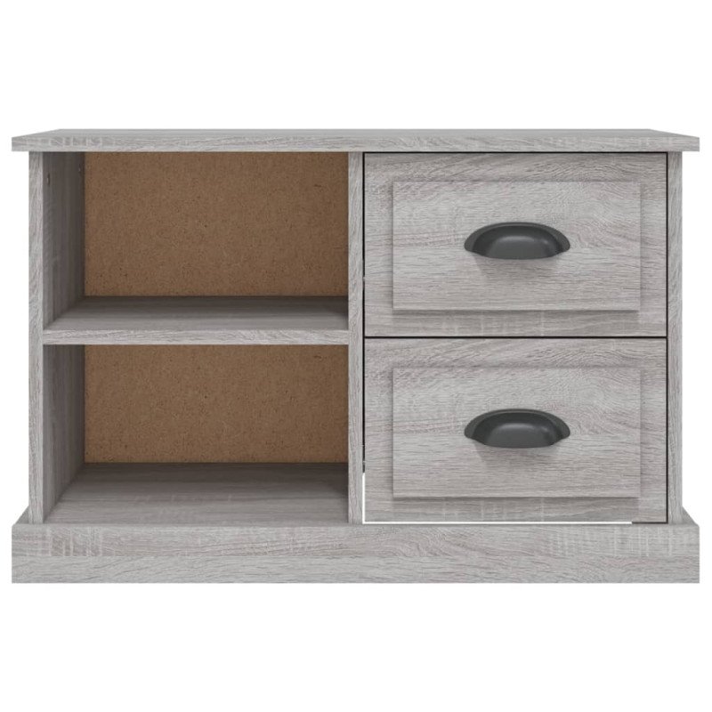vidaXL TV skrinka sivá sonoma 73x35,5x47,5 cm spracované drevo