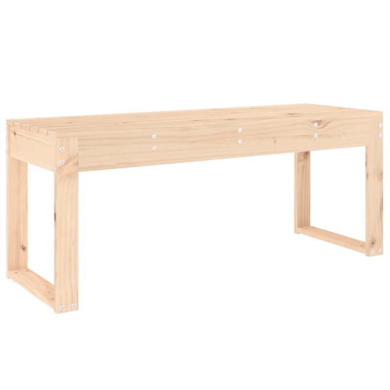 vidaXL Záhradná lavica 110x38x45 cm masívna borovica