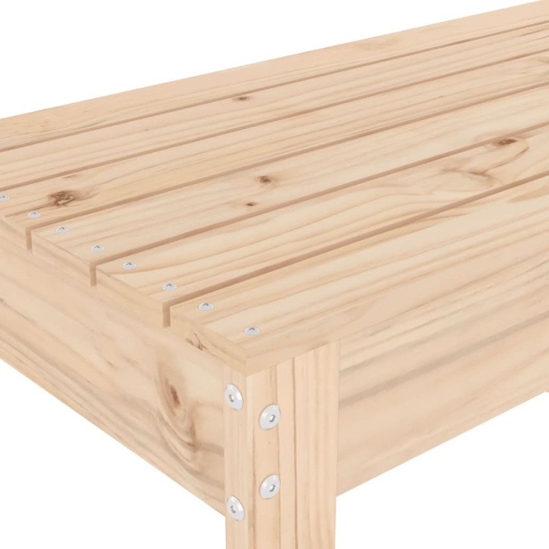 vidaXL Záhradná lavica 110x38x45 cm masívna borovica
