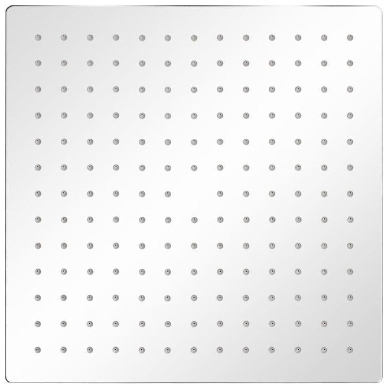 vidaXL Sprchová hlavica 2 ks nehrdzavejúca oceľ 30x30 cm