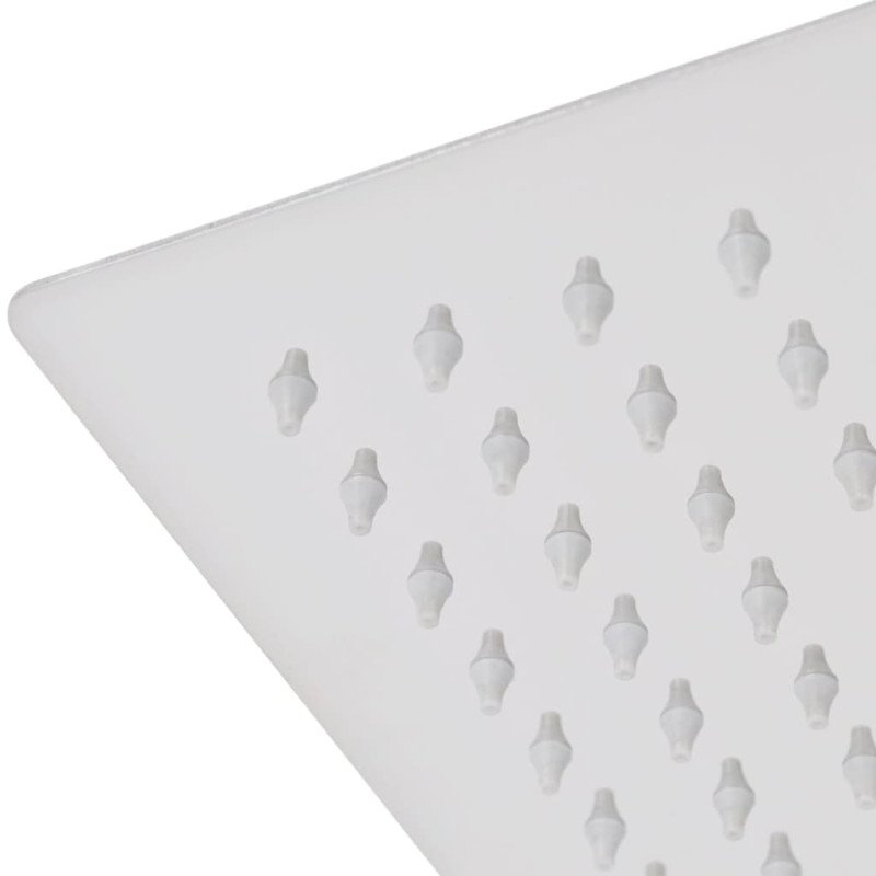 vidaXL Sprchová hlavica 2 ks nehrdzavejúca oceľ 30x30 cm