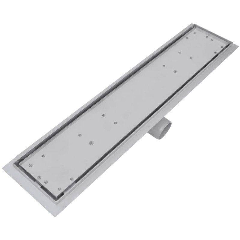 vidaXL Rovný sprchový odtok 2 ks 630x140 mm nehrdzavejúca oceľ