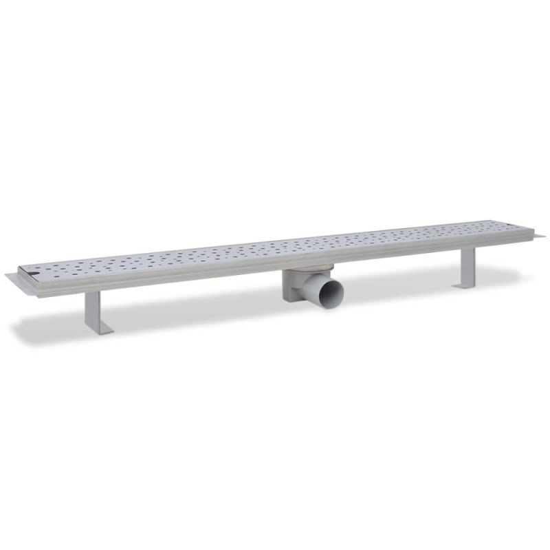 vidaXL Rovný sprchový odtok 2 ks s bublinkami 930x140 mm nehrdzavejúca oceľ