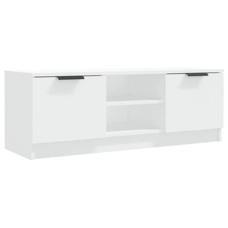 vidaXL TV skrinka, biela 102x35x36,5 cm, kompozitné drevo
