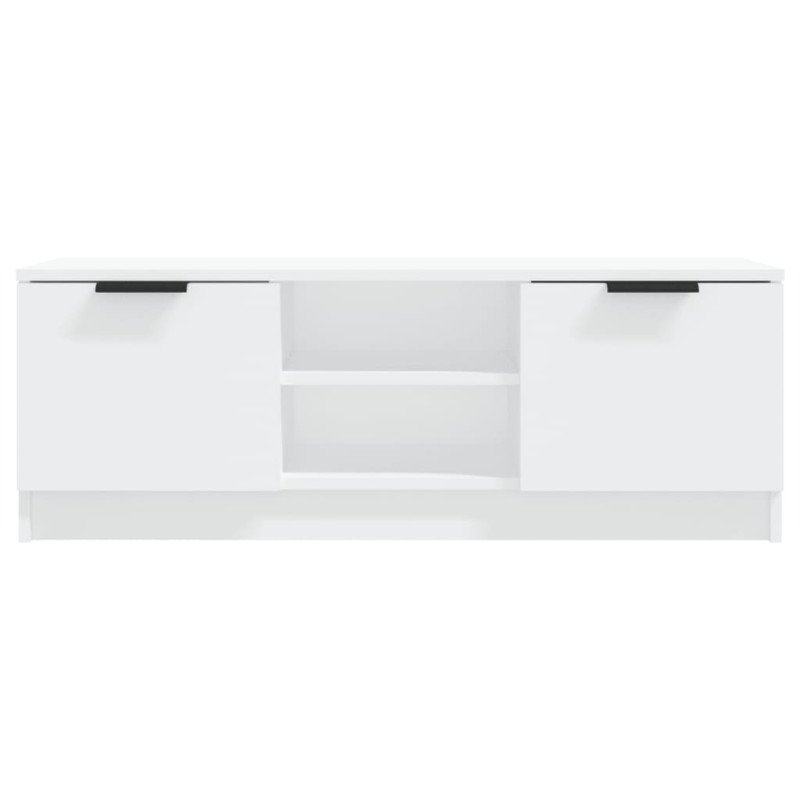 vidaXL TV skrinka, biela 102x35x36,5 cm, kompozitné drevo
