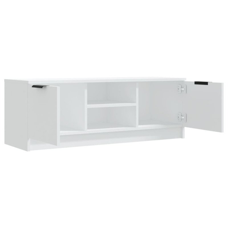vidaXL TV skrinka, biela 102x35x36,5 cm, kompozitné drevo