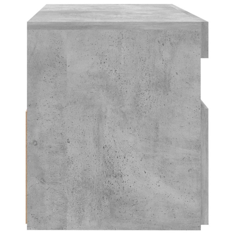 vidaXL TV skrinka s LED svetlami betónovo-sivá 60x35x40 cm