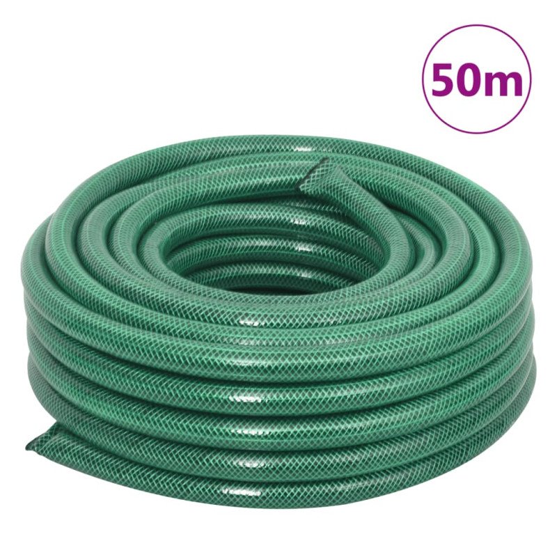 vidaXL Záhradná hadica, zelená 0,9" 50 m, PVC