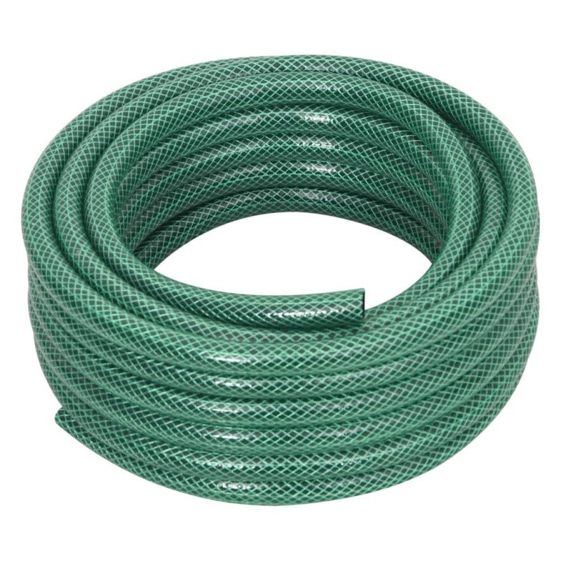 vidaXL Záhradná hadica so sadou armatúr, zelená 0,6" 20 m, PVC