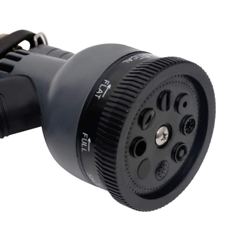 vidaXL Záhradná hadica s tryskou, strieborná 0,6" 22,5 m, oceľ