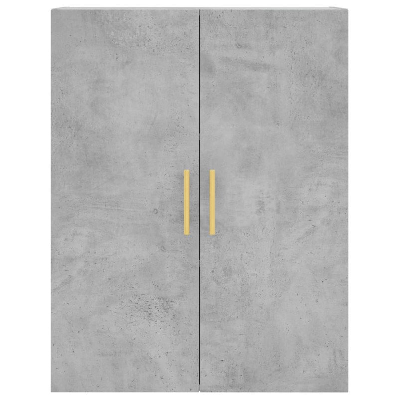 vidaXL Nástenné skrinky 2 ks betónové sivé 69,5x34x90 cm