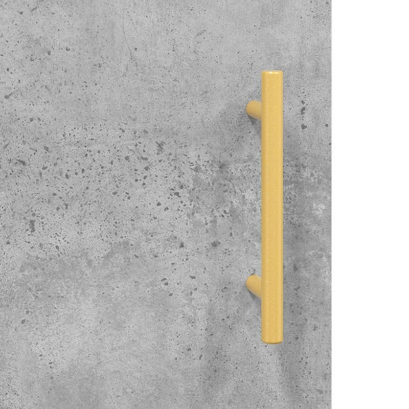 vidaXL Nástenné skrinky 2 ks betónové sivé 69,5x34x90 cm