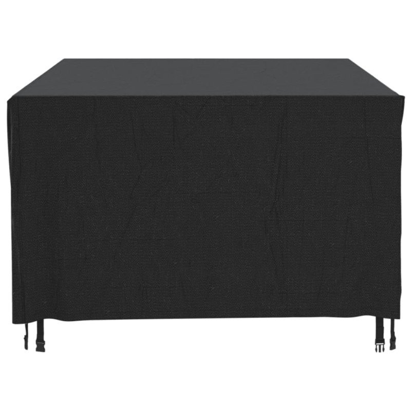 vidaXL Poťah na záhradný nábytok čierny 300x140x90 cm vodotesný 420D