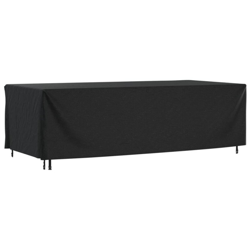 vidaXL Poťah na záhradný nábytok čierny 300x140x90 cm vodotesný 420D