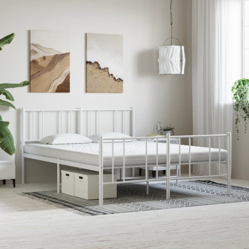 vidaXL Penový matrac biely 180x200 cm 7 zón tvrdosť 20 ILD
