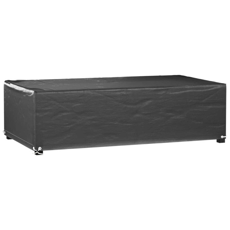 vidaXL Obaly na záhradný nábytok 2 ks 8 očiek 125x70x35 cm obdĺžnikový