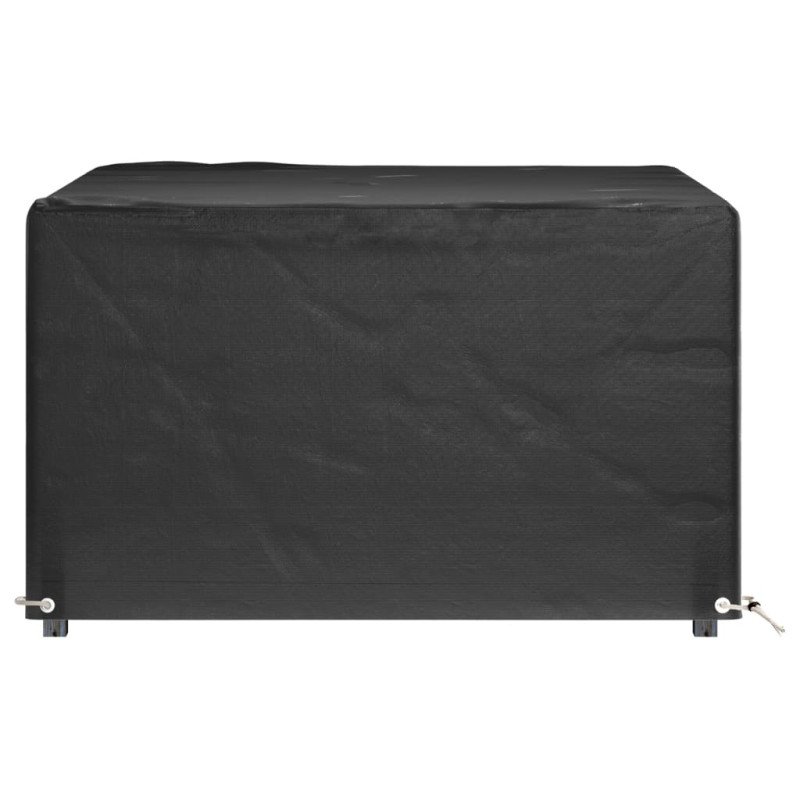vidaXL Obaly na záhradný nábytok 2 ks 8 očiek 125x125x75 cm štvorcové