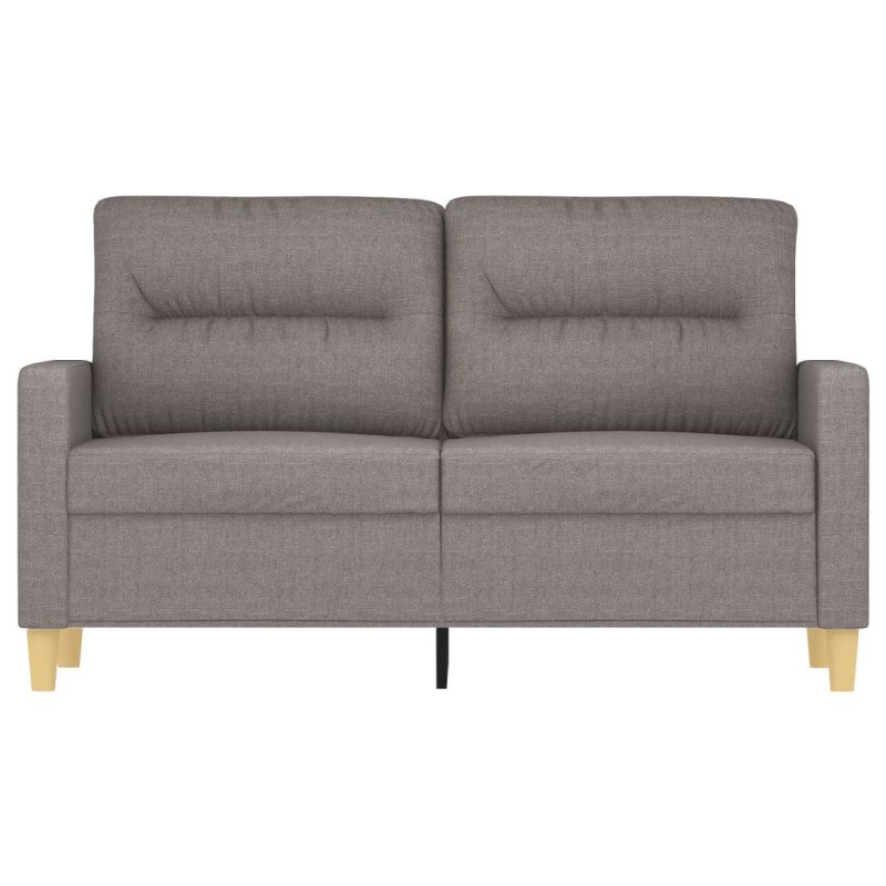 vidaXL 2-miestna pohovka sivohnedá 120 cm látka