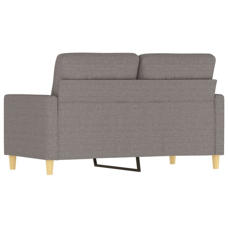 vidaXL 2-miestna pohovka sivohnedá 120 cm látka