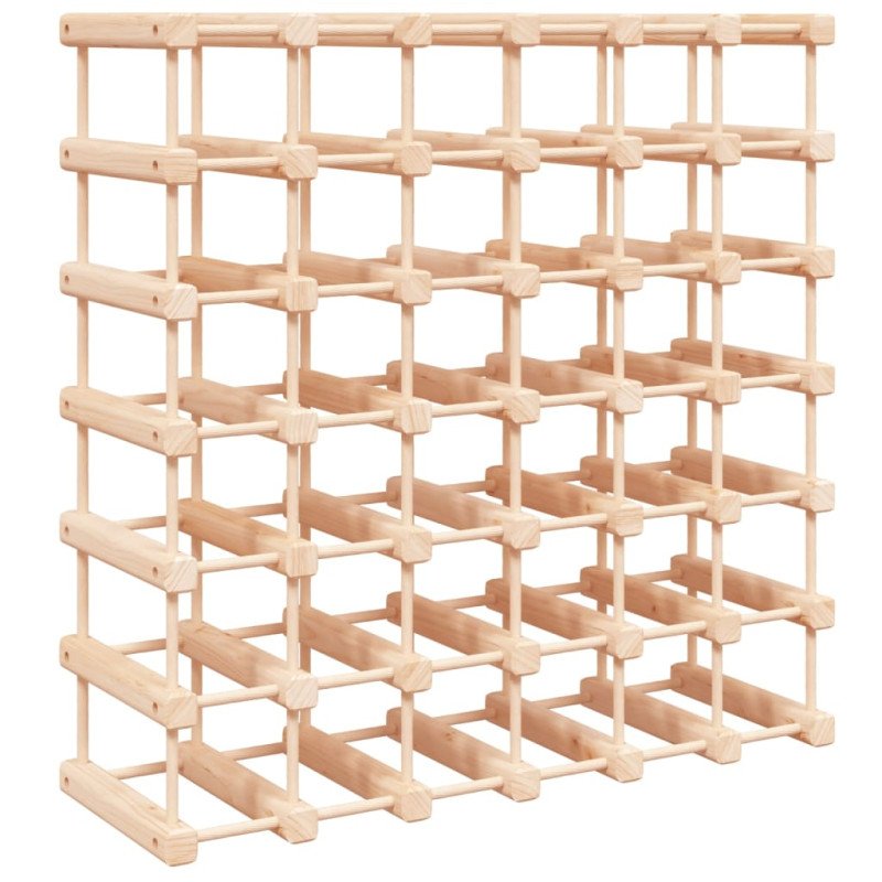 vidaXL Stojan na víno na 42 fliaš 68,5x23x68,5 cm borovicový masív