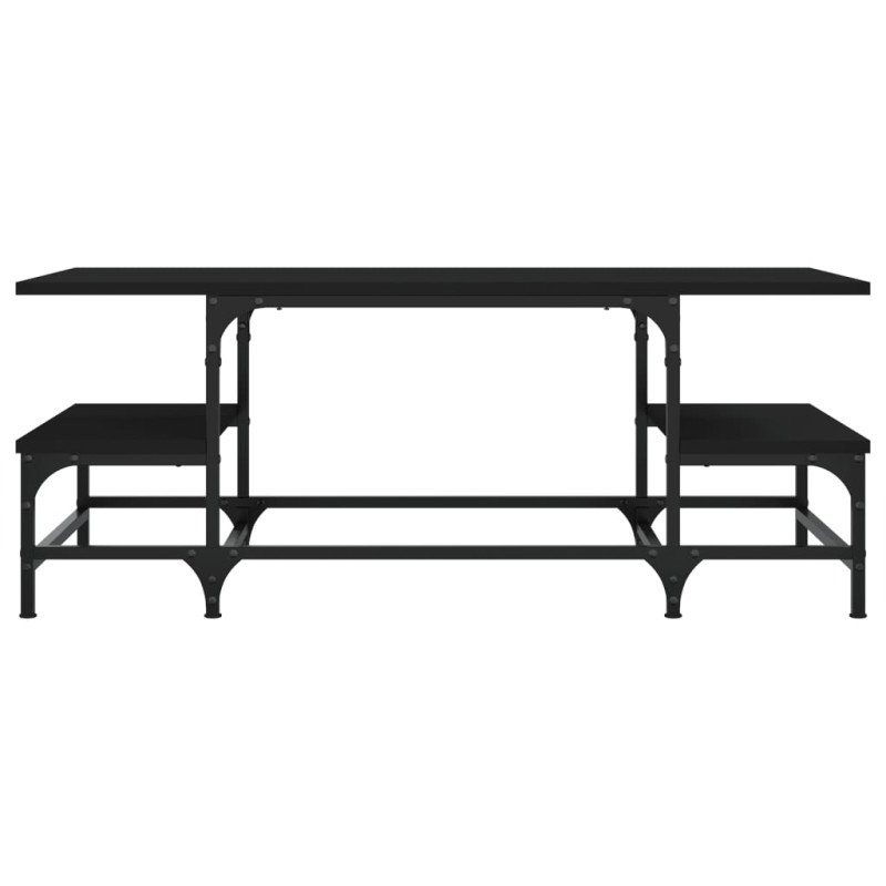 vidaXL Konferenčný stolík čierny 100x50,5x40 cm kompozitné drevo
