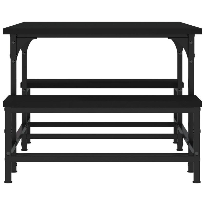 vidaXL Konferenčný stolík čierny 100x50,5x40 cm kompozitné drevo