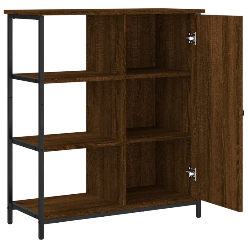 vidaXL Komoda hnedý dub 70x30x80 cm kompozitné drevo