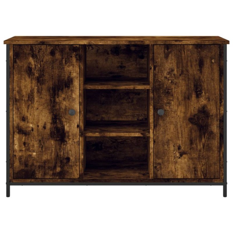 vidaXL Komoda dymový dub 100x35x70 cm kompozitné drevo