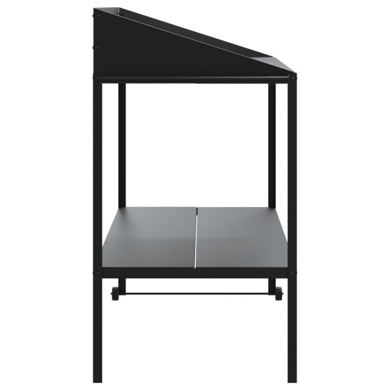 vidaXL Stojan na rastliny antracitový 100x54,5x100 cm pozinkovaná oceľ