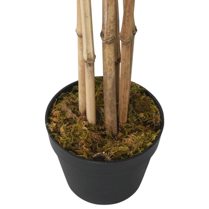 vidaXL Umelý bambusový strom 828 listov 150 cm zelený