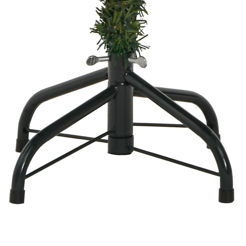 vidaXL Umelý výklopný vianočný stromček so šiškami 150 cm