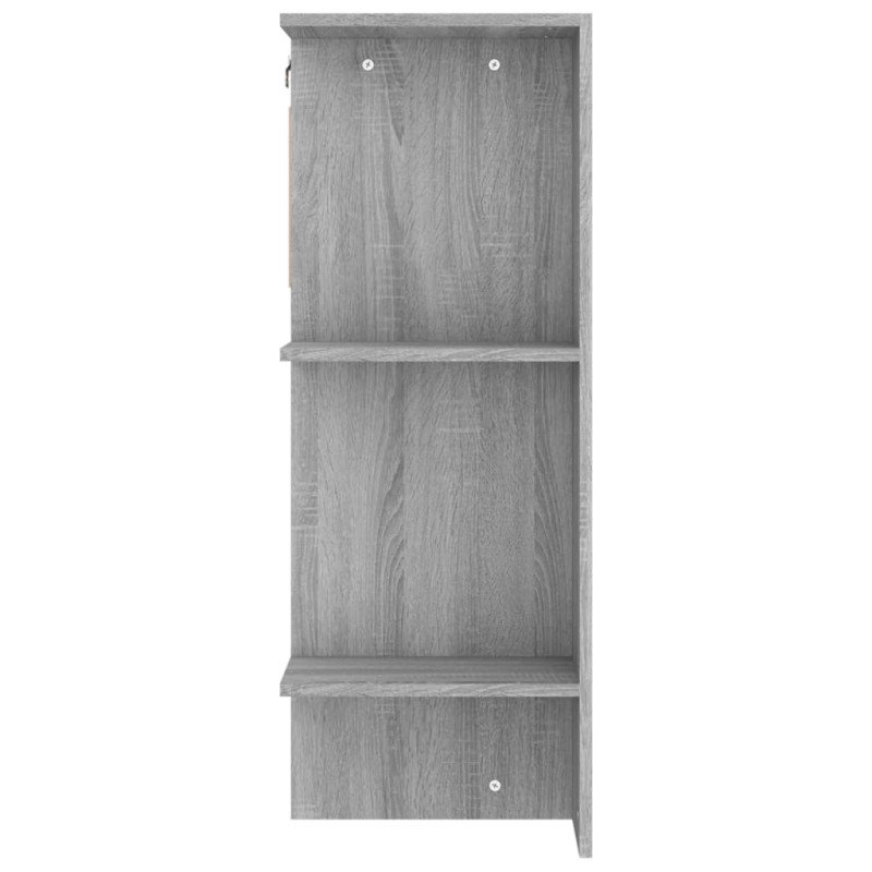 vidaXL Skrinka do chodby sivý dub sonoma 97,5x37x99cm spracované drevo