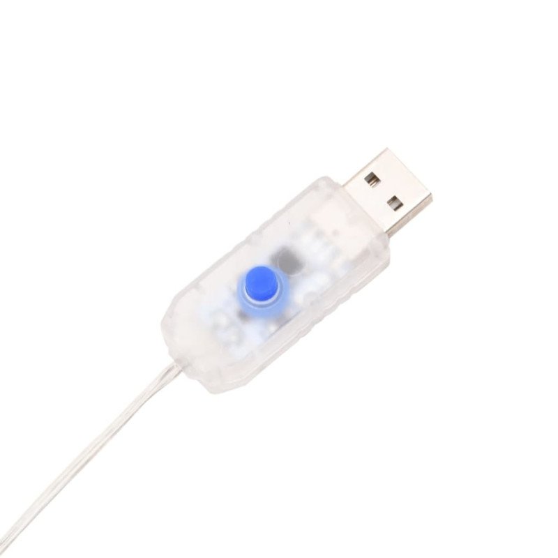 vidaXL Vianočné svietiace cencúle 200 LED studené biele 20m akryl. PVC