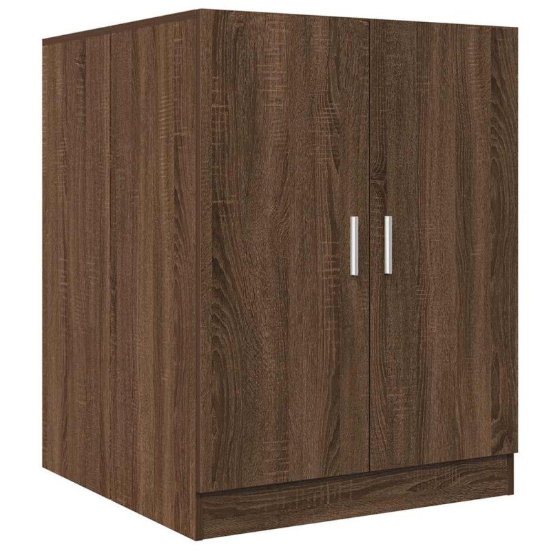 vidaXL Skrinka na práčku hnedý dub 71x71,5x91,5 cm