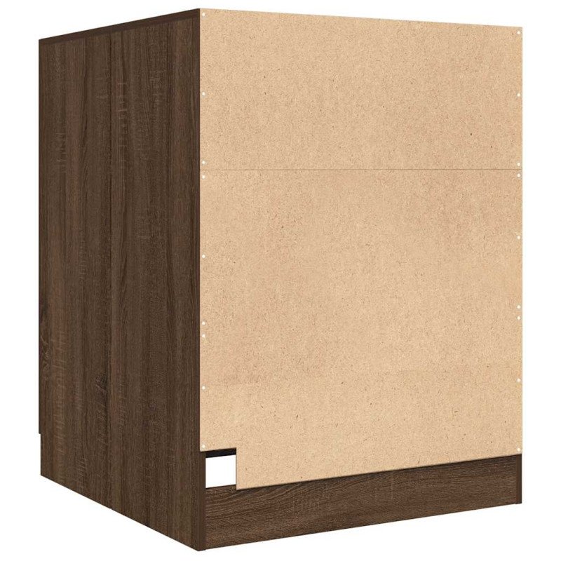 vidaXL Skrinka na práčku hnedý dub 71x71,5x91,5 cm
