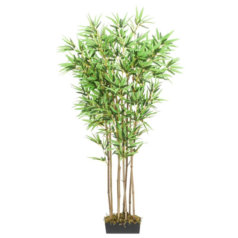 vidaXL Umelý bambusový strom 1288 listov 180 cm zelený