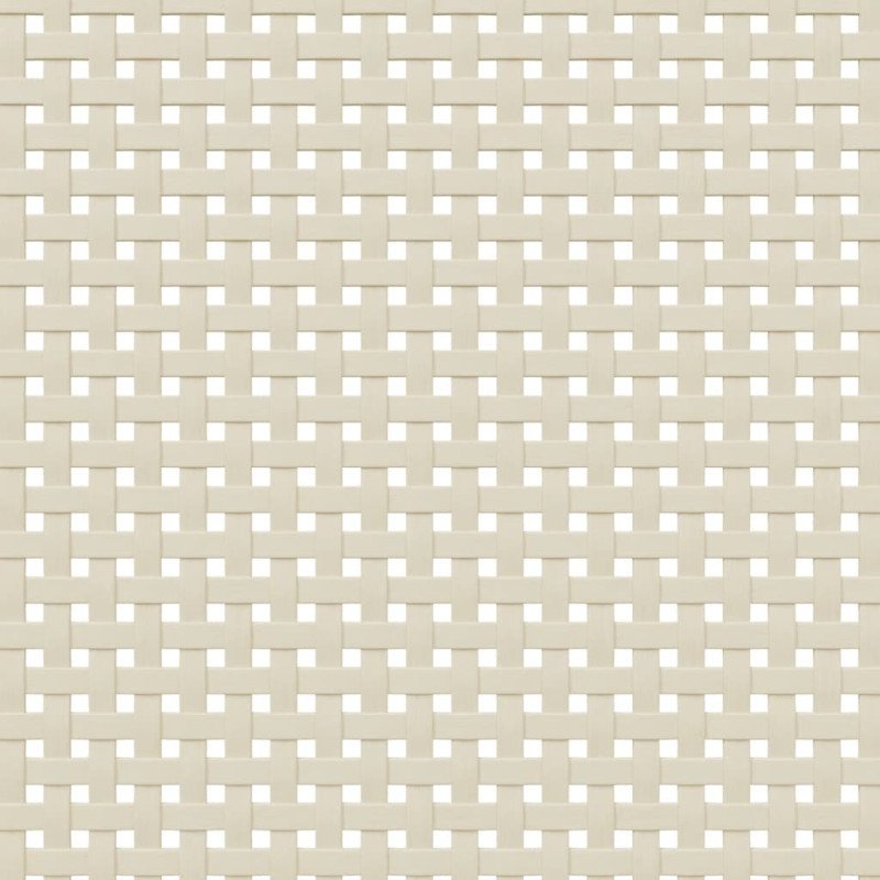 vidaXL Knižnica SENJA, ratanový vzhľad, biela 60x35x130 cm, borovica
