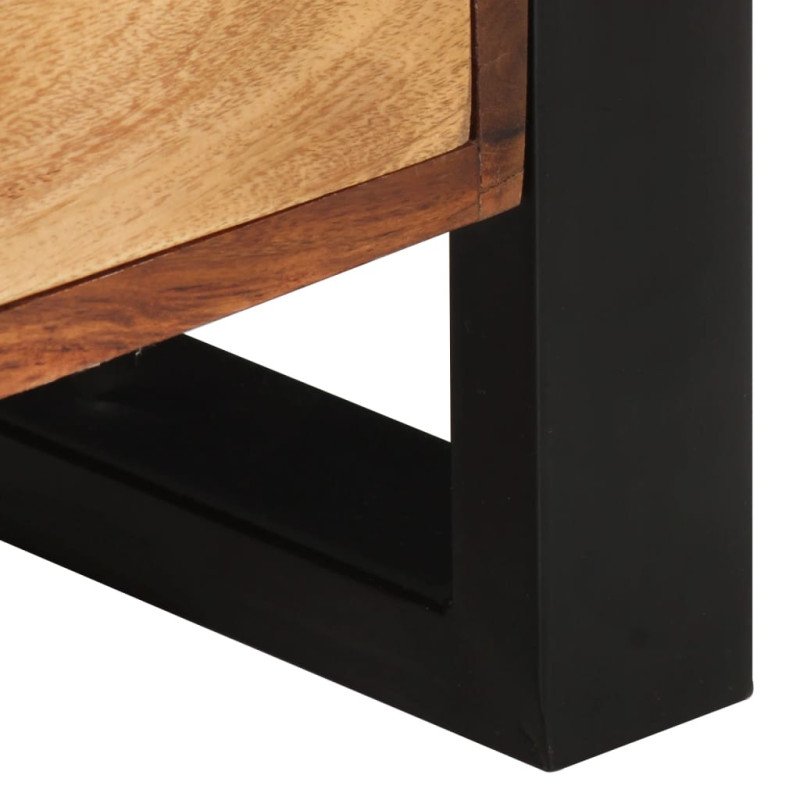 vidaXL TV skrinka zo sheeshamového dreva 120x35x45 cm