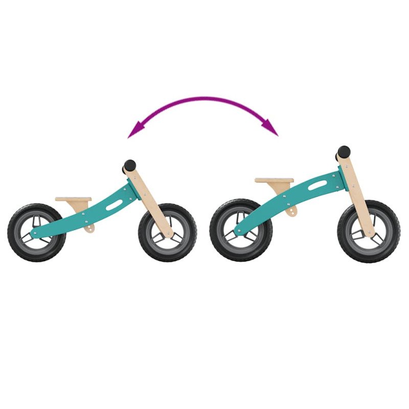 vidaXL Balančný bicykel pre deti svetlomodrý