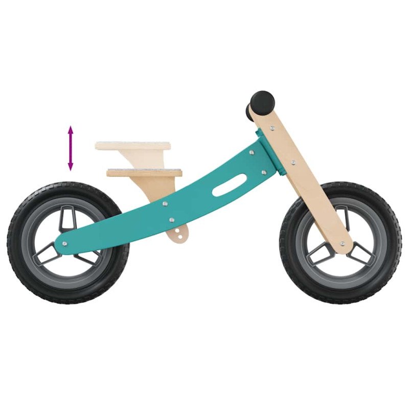 vidaXL Balančný bicykel pre deti svetlomodrý