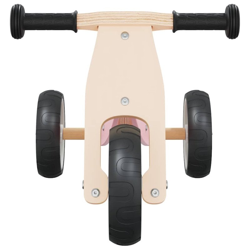 vidaXL Balančný bicykel pre deti 2 v 1 ružový